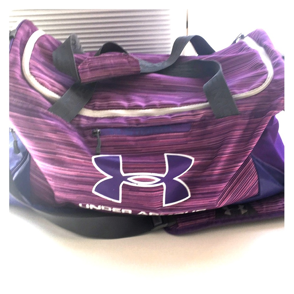 Purple Under Armour Duffel